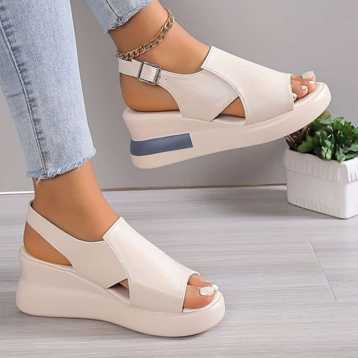 Zandalias Tacón Cuña